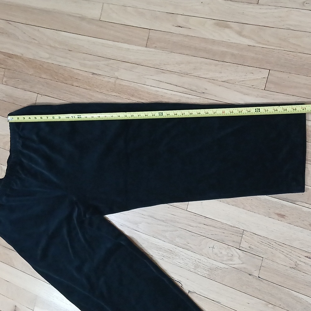 SPORT SAVVY BLACK VELVET PANTS XL
